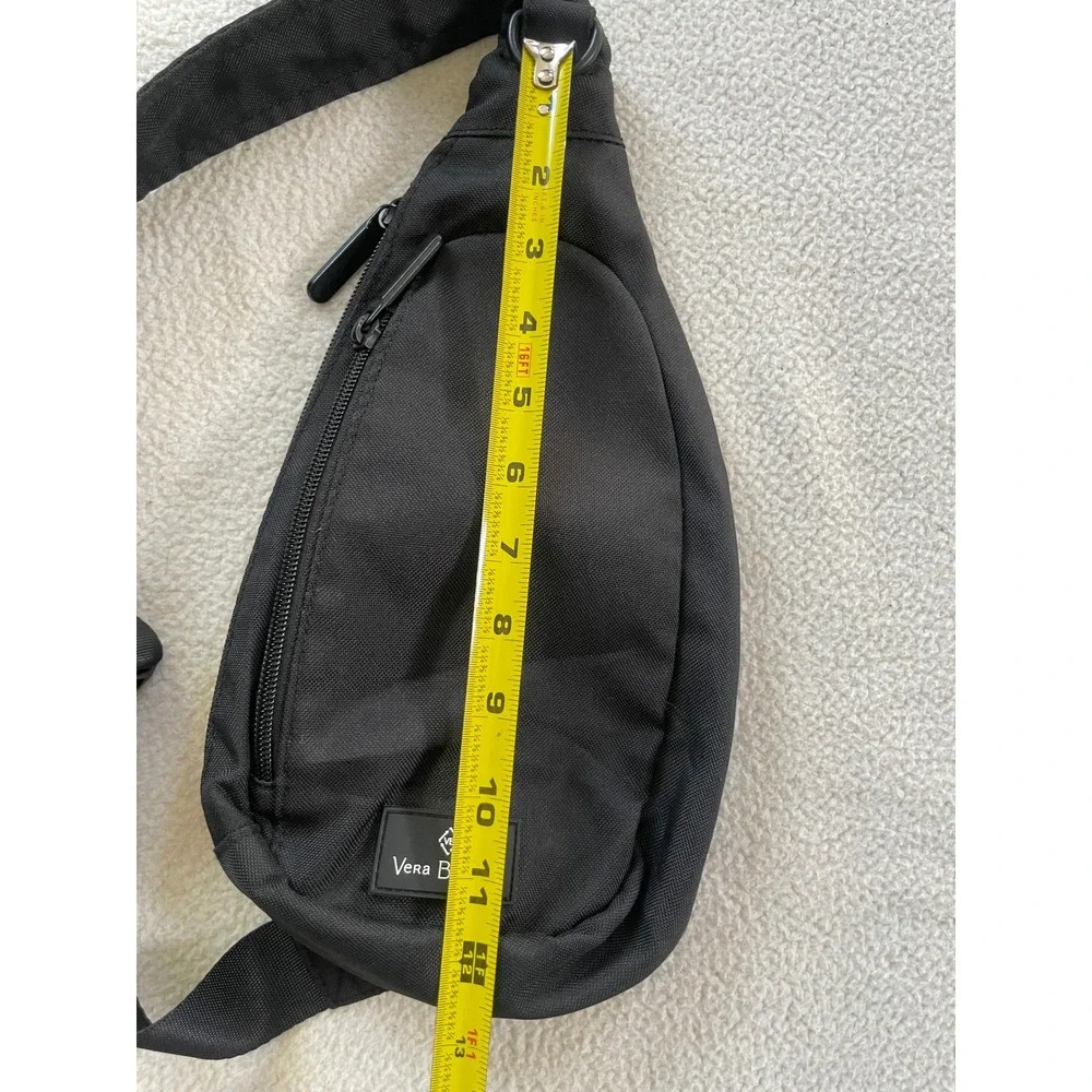Vera Bradley Small Sling Backpack Black ReActive Mini Crossbody Bag